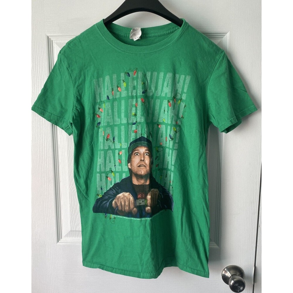 National Lampoons Christmas Vacation Mens Sz M Hallelujah! Griswold Shirt
